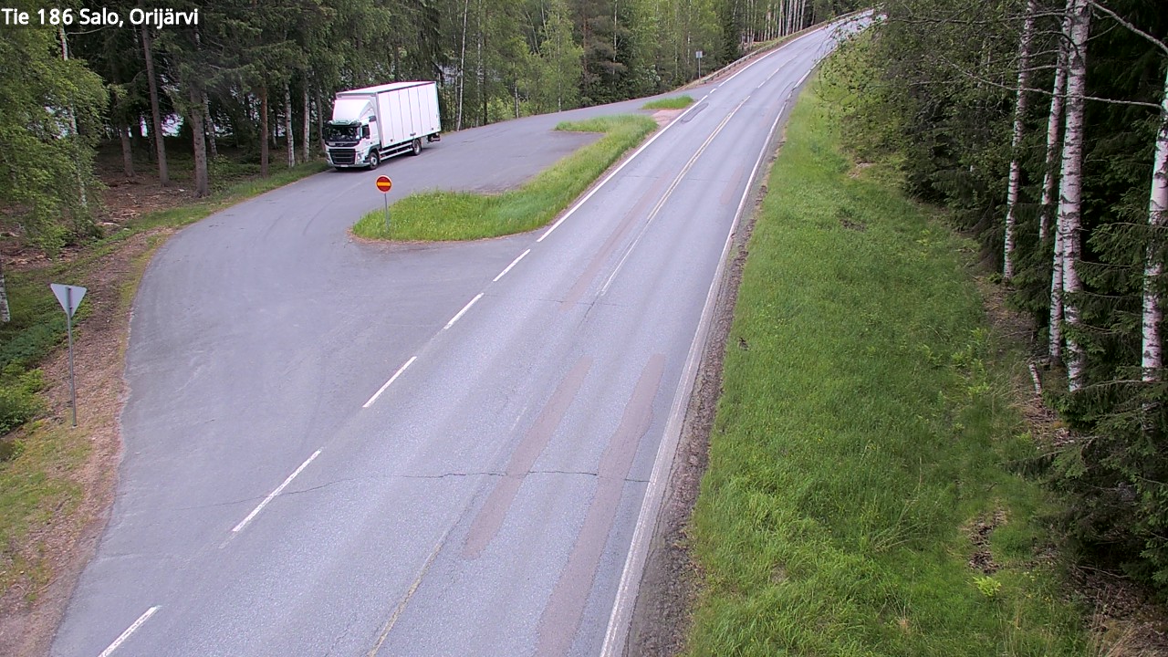 Weather Camera Image Väg 186 Salo, Orijärvi, Salo, Varsinais-Suomi