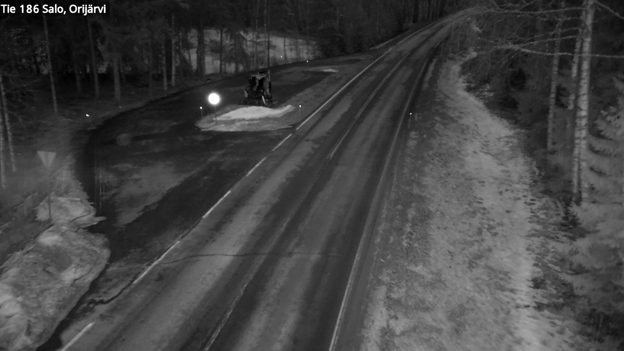Weather Camera Image Road 186 Salo, Orijärvi, Salo, Varsinais-Suomi