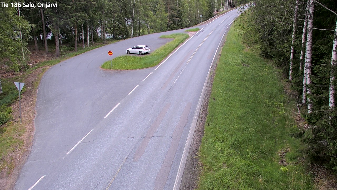 Weather Camera Image Väg 186 Salo, Orijärvi, Salo, Varsinais-Suomi