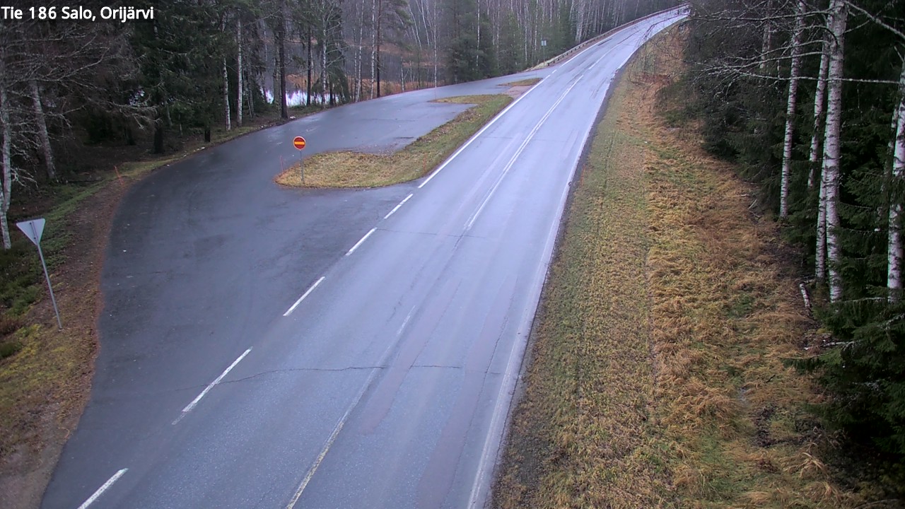 Weather Camera Image Väg 186 Salo, Orijärvi, Salo, Varsinais-Suomi