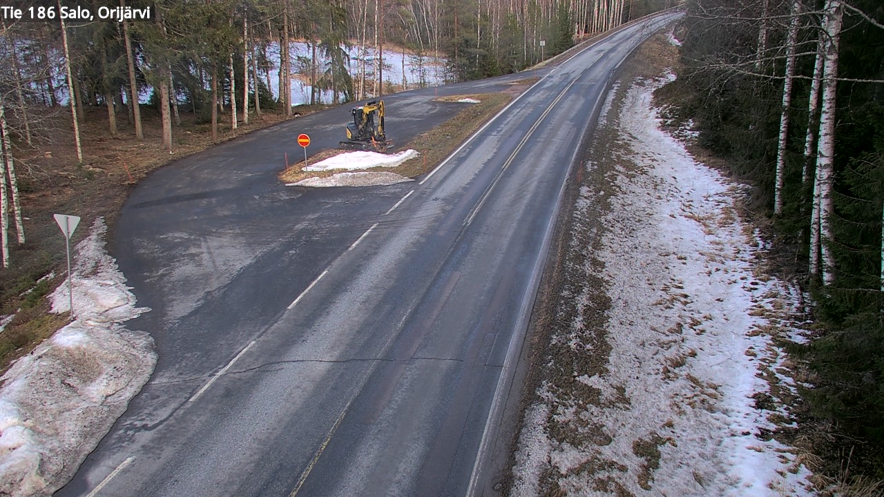 Weather Camera Image Road 186 Salo, Orijärvi, Salo, Varsinais-Suomi