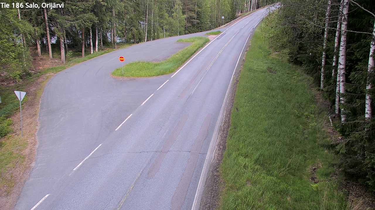 Weather Camera Image Väg 186 Salo, Orijärvi, Salo, Varsinais-Suomi