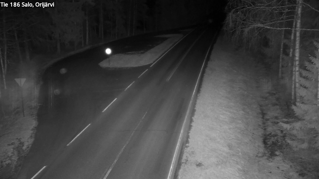 Weather Camera Image Road 186 Salo, Orijärvi, Salo, Varsinais-Suomi