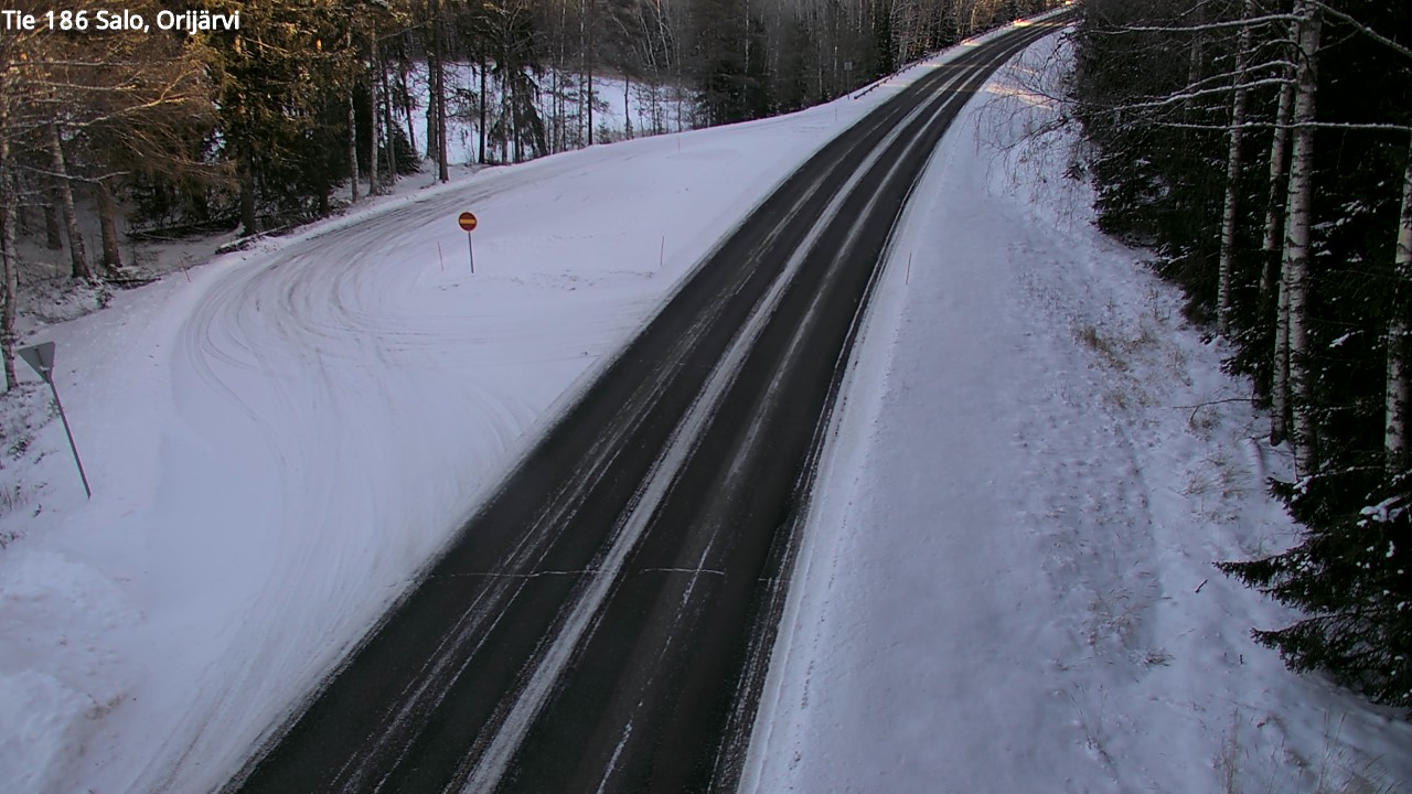 Weather Camera Image Väg 186 Salo, Orijärvi, Salo, Varsinais-Suomi