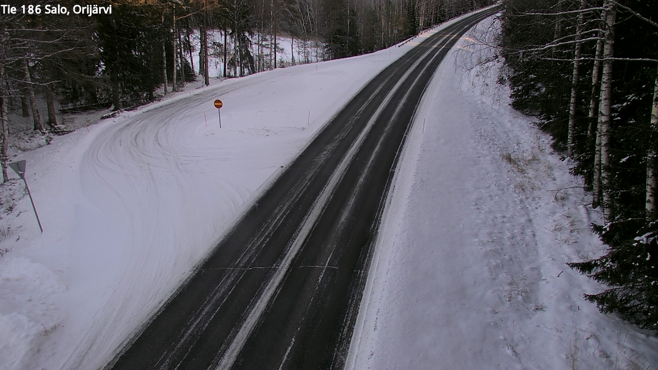 Weather Camera Image Väg 186 Salo, Orijärvi, Salo, Varsinais-Suomi