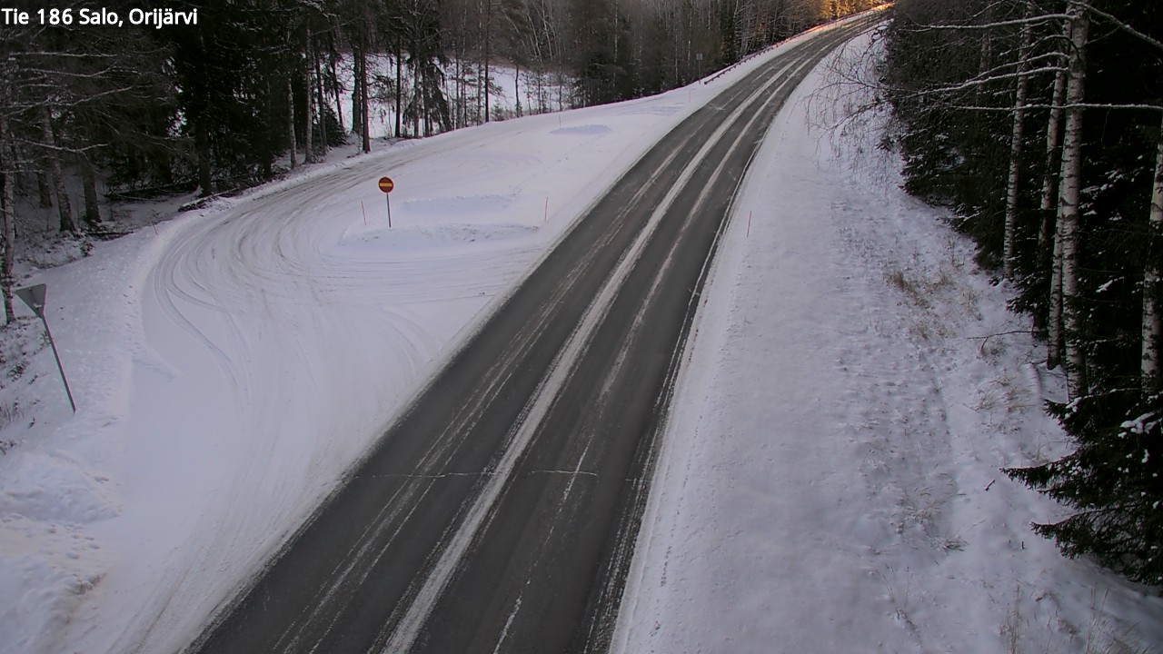Weather Camera Image Väg 186 Salo, Orijärvi, Salo, Varsinais-Suomi