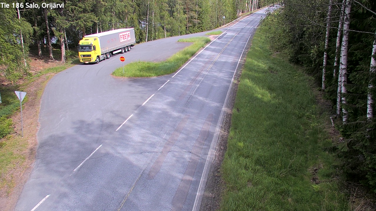 Weather Camera Image Väg 186 Salo, Orijärvi, Salo, Varsinais-Suomi