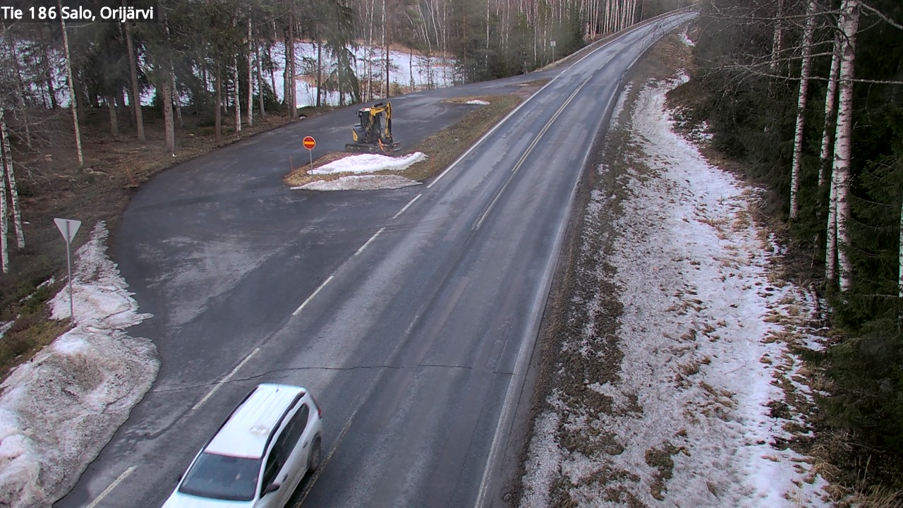 Weather Camera Image Road 186 Salo, Orijärvi, Salo, Varsinais-Suomi