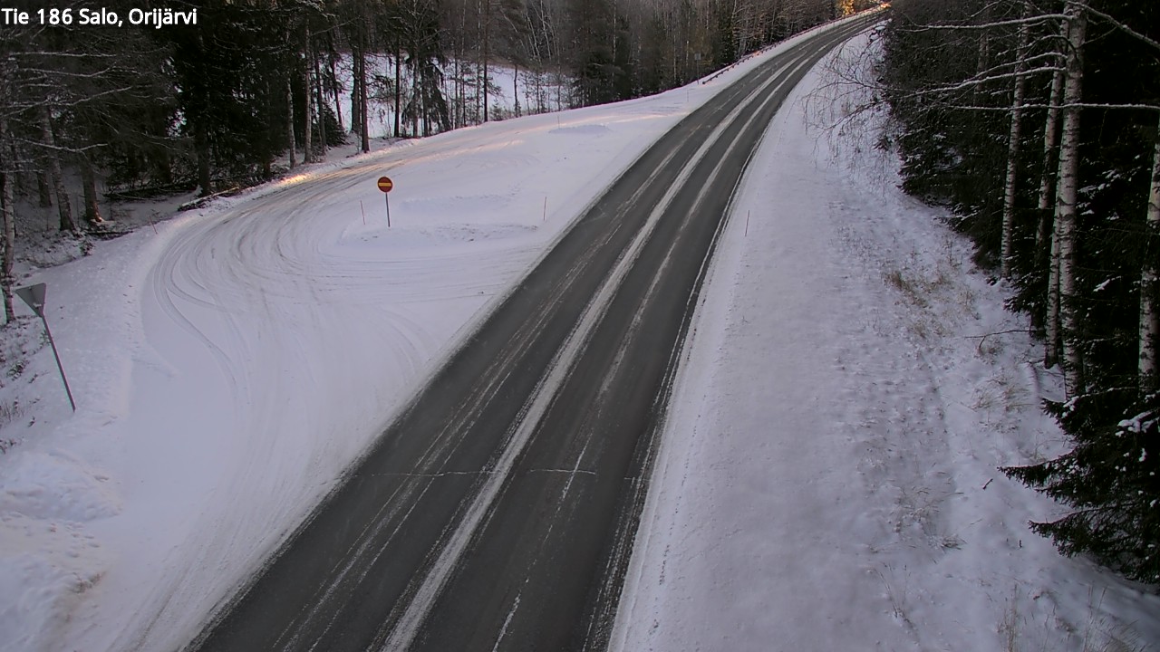 Kelikamerat Kuva Tie 186 Salo, Orijärvi, Salo, Varsinais-Suomi