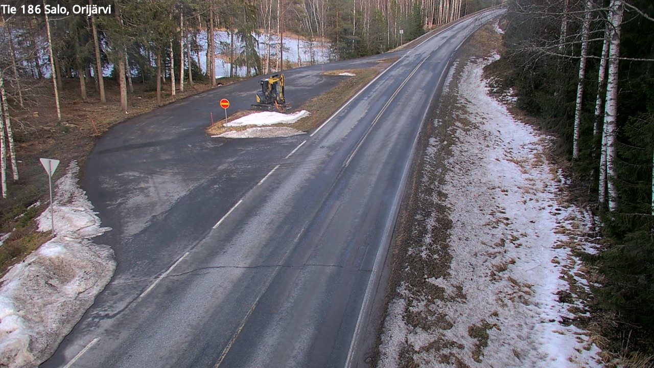 Weather Camera Image Road 186 Salo, Orijärvi, Salo, Varsinais-Suomi