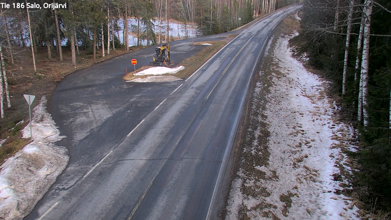 Weather Camera Image Road 186 Salo, Orijärvi, Salo, Varsinais-Suomi