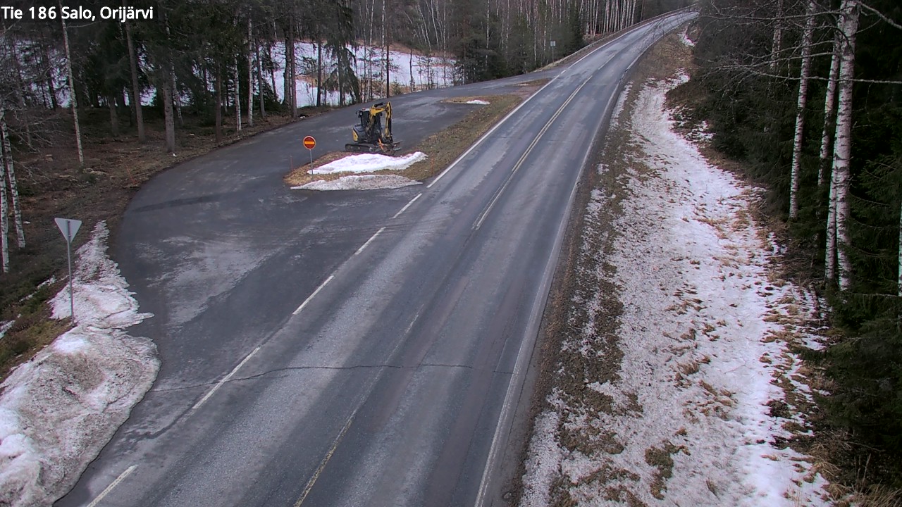 Weather Camera Image Road 186 Salo, Orijärvi, Salo, Varsinais-Suomi