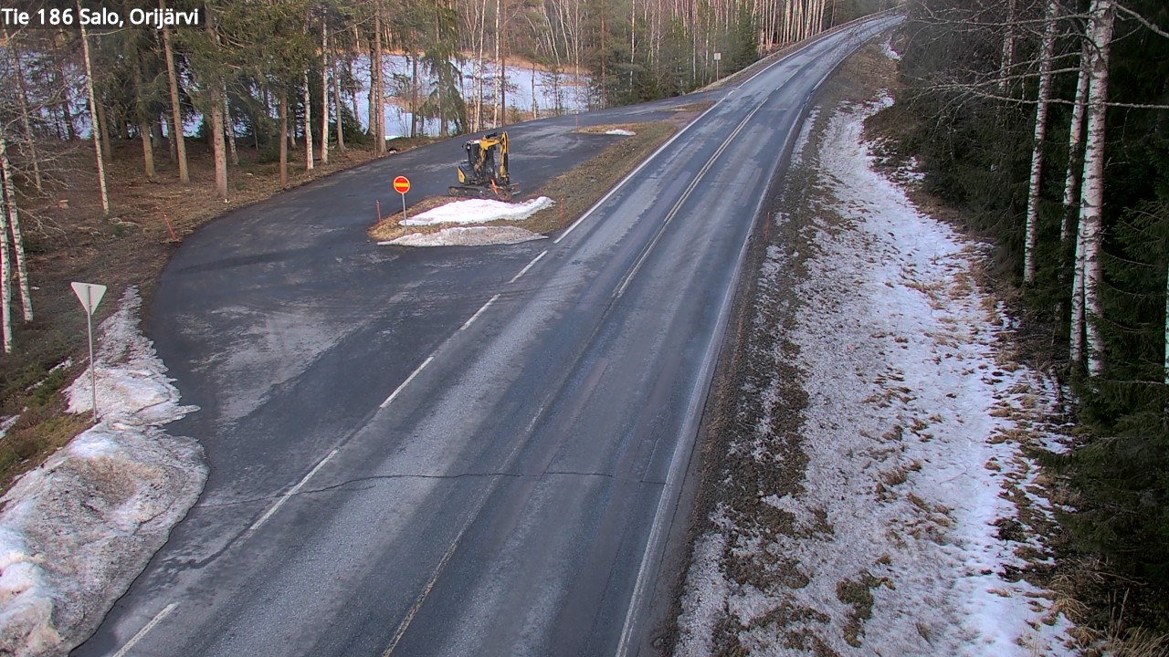 Weather Camera Image Road 186 Salo, Orijärvi, Salo, Varsinais-Suomi
