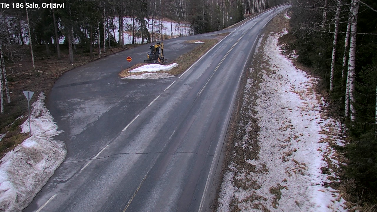Weather Camera Image Road 186 Salo, Orijärvi, Salo, Varsinais-Suomi