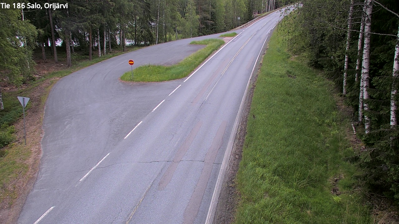 Weather Camera Image Väg 186 Salo, Orijärvi, Salo, Varsinais-Suomi