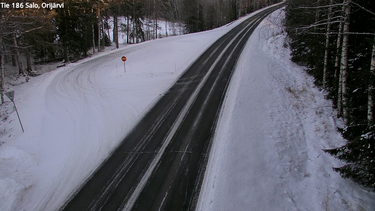 Weather Camera Image Väg 186 Salo, Orijärvi, Salo, Varsinais-Suomi
