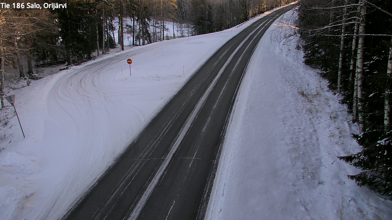 Weather Camera Image Väg 186 Salo, Orijärvi, Salo, Varsinais-Suomi