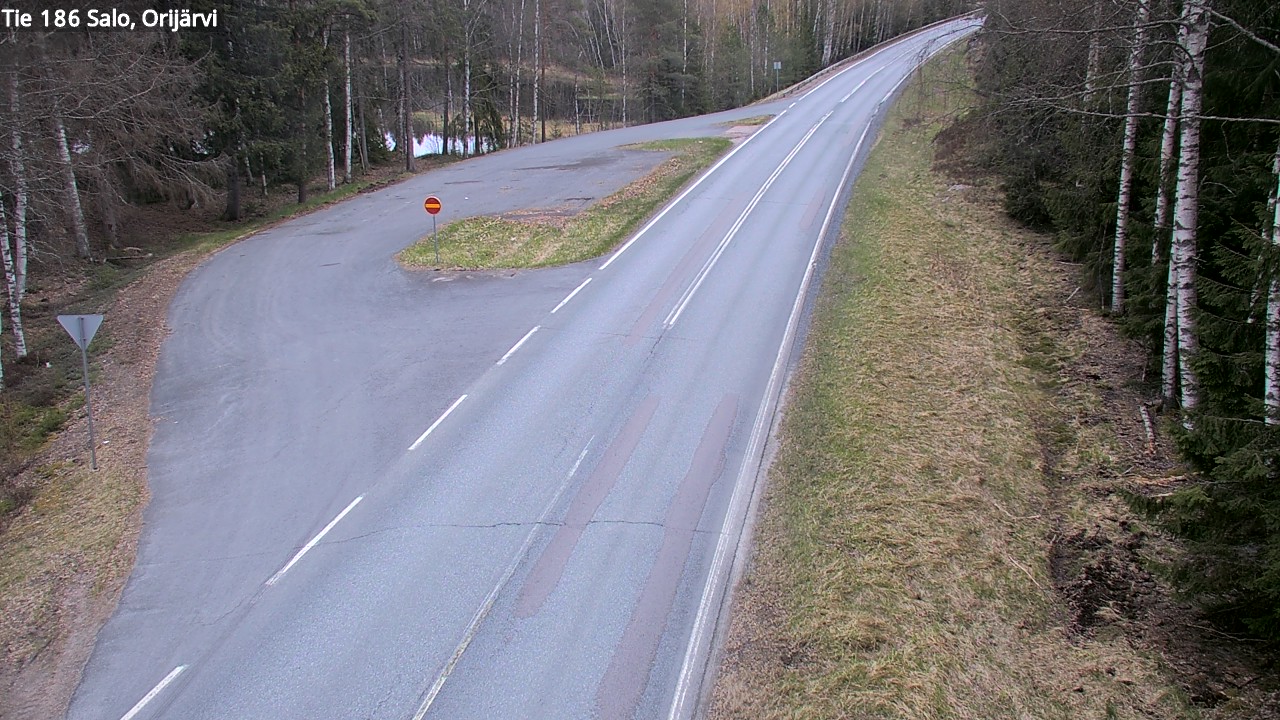Weather Camera Image Road 186 Salo, Orijärvi, Salo, Varsinais-Suomi