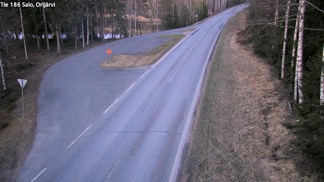 Weather Camera Image Road 186 Salo, Orijärvi, Salo, Varsinais-Suomi