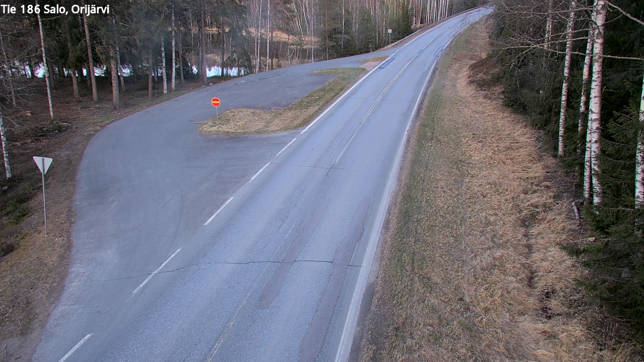 Weather Camera Image Road 186 Salo, Orijärvi, Salo, Varsinais-Suomi