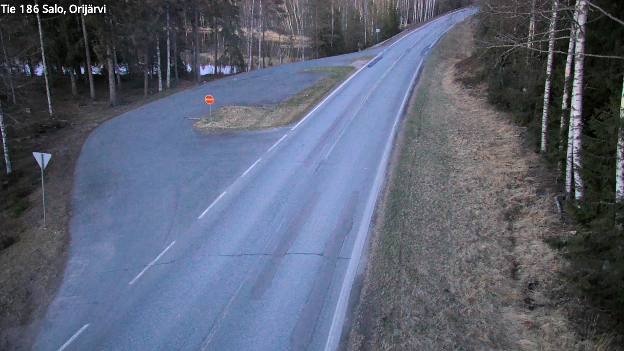 Weather Camera Image Road 186 Salo, Orijärvi, Salo, Varsinais-Suomi