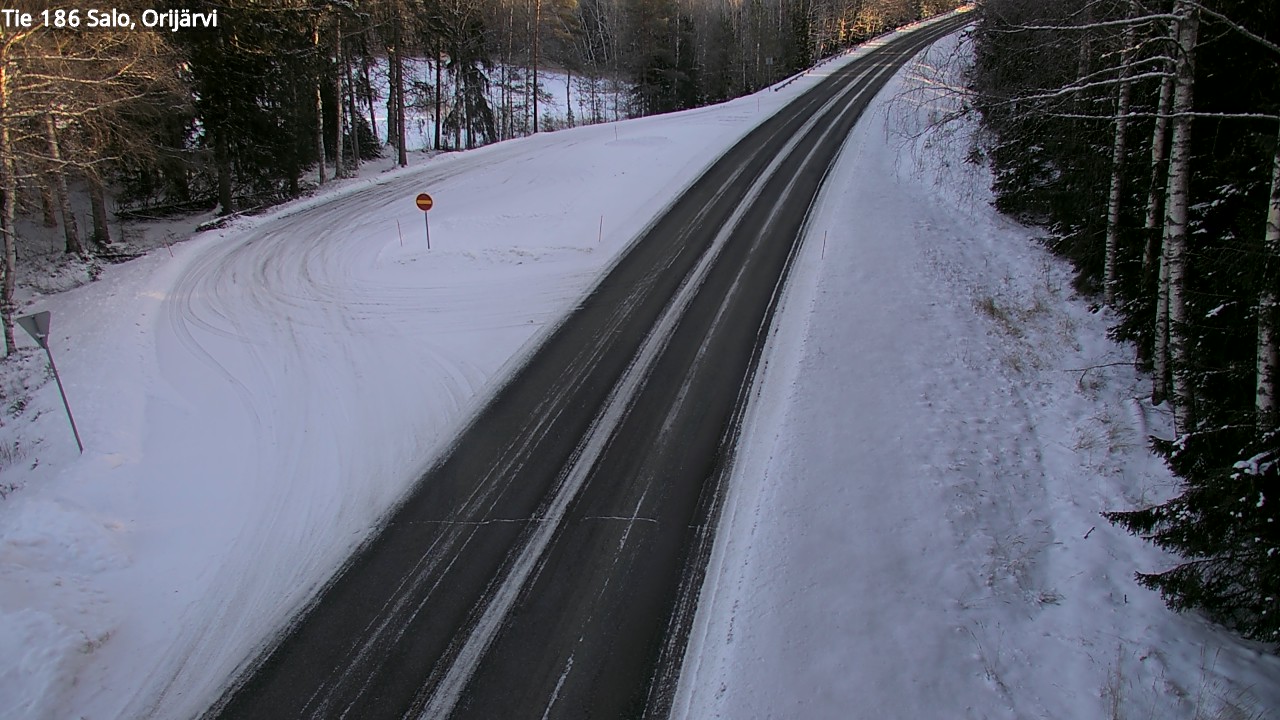 Weather Camera Image Väg 186 Salo, Orijärvi, Salo, Varsinais-Suomi