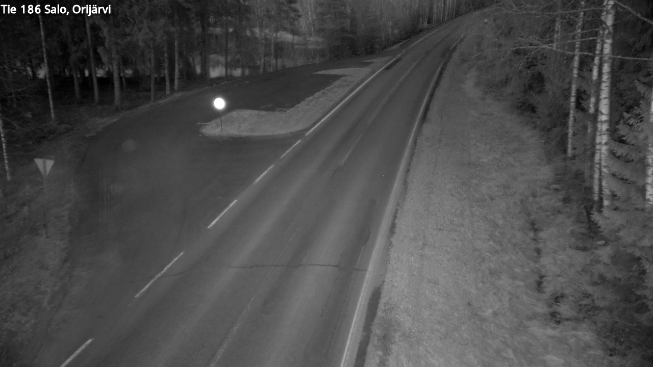 Weather Camera Image Road 186 Salo, Orijärvi, Salo, Varsinais-Suomi