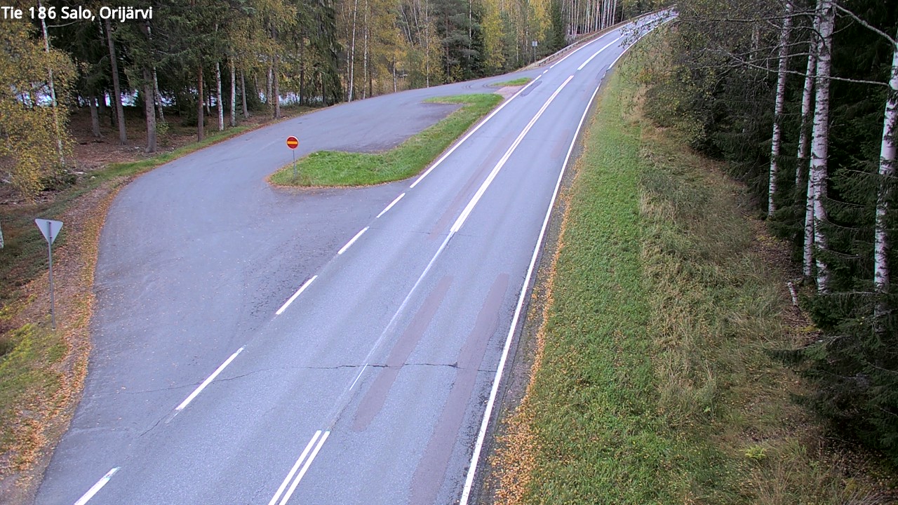 Weather Camera Image Road 186 Salo, Orijärvi, Salo, Varsinais-Suomi