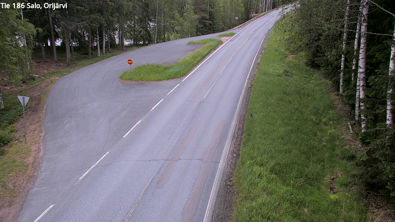 Weather Camera Image Road 186 Salo, Orijärvi, Salo, Varsinais-Suomi