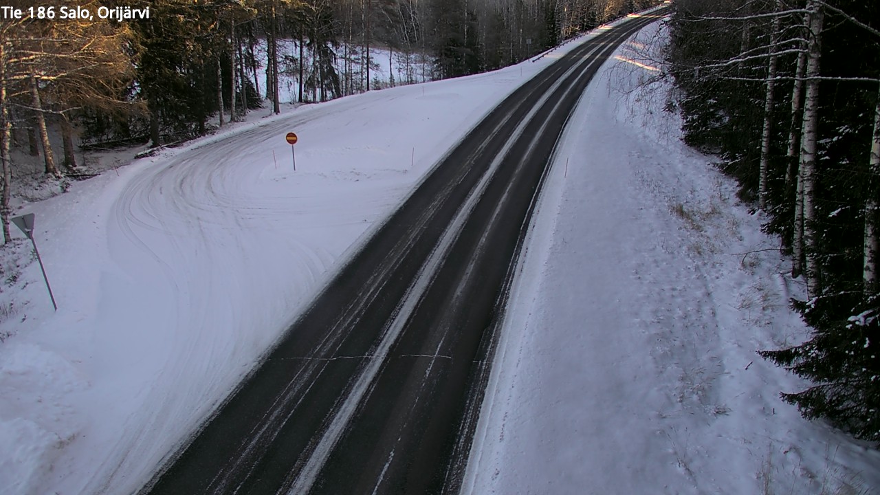 Weather Camera Image Väg 186 Salo, Orijärvi, Salo, Varsinais-Suomi