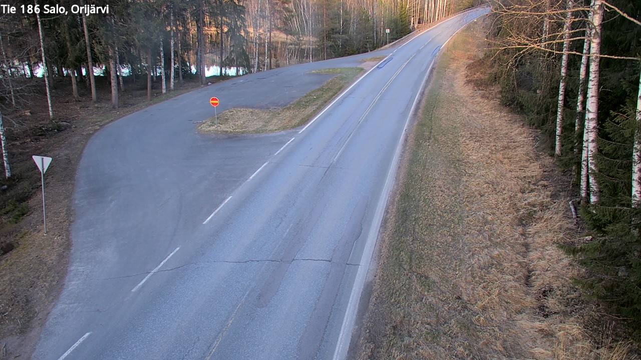 Weather Camera Image Road 186 Salo, Orijärvi, Salo, Varsinais-Suomi