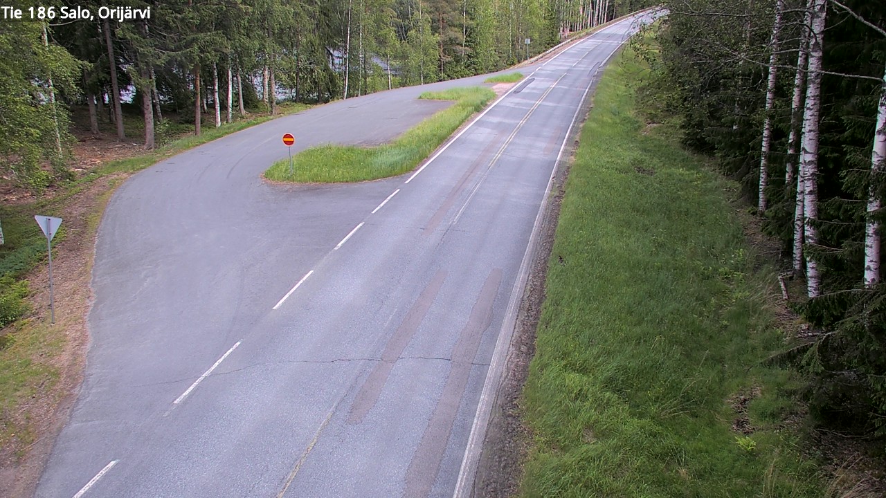 Weather Camera Image Väg 186 Salo, Orijärvi, Salo, Varsinais-Suomi