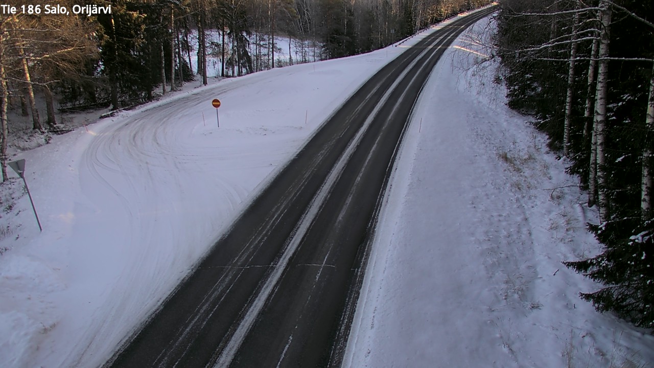 Weather Camera Image Väg 186 Salo, Orijärvi, Salo, Varsinais-Suomi
