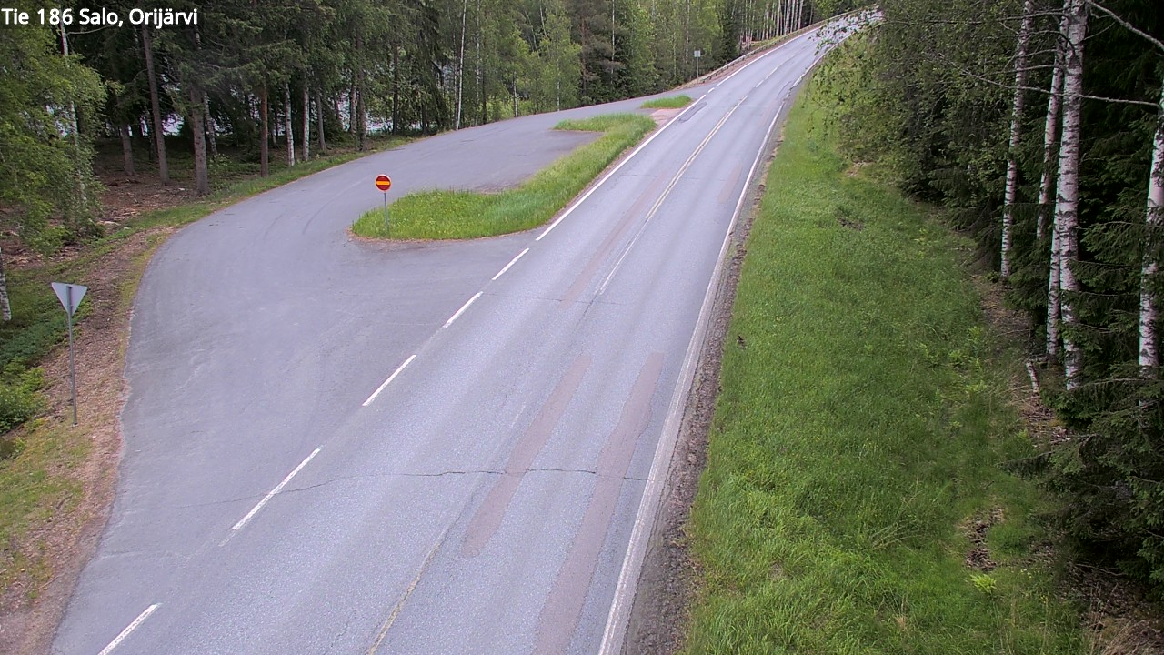 Weather Camera Image Väg 186 Salo, Orijärvi, Salo, Varsinais-Suomi