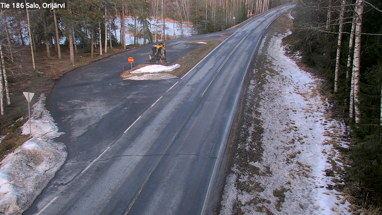 Weather Camera Image Road 186 Salo, Orijärvi, Salo, Varsinais-Suomi