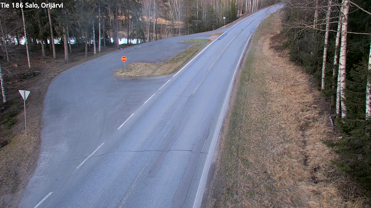 Weather Camera Image Road 186 Salo, Orijärvi, Salo, Varsinais-Suomi
