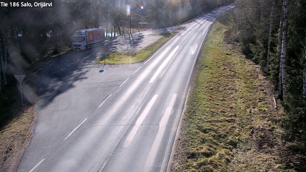 Weather Camera Image Road 186 Salo, Orijärvi, Salo, Varsinais-Suomi