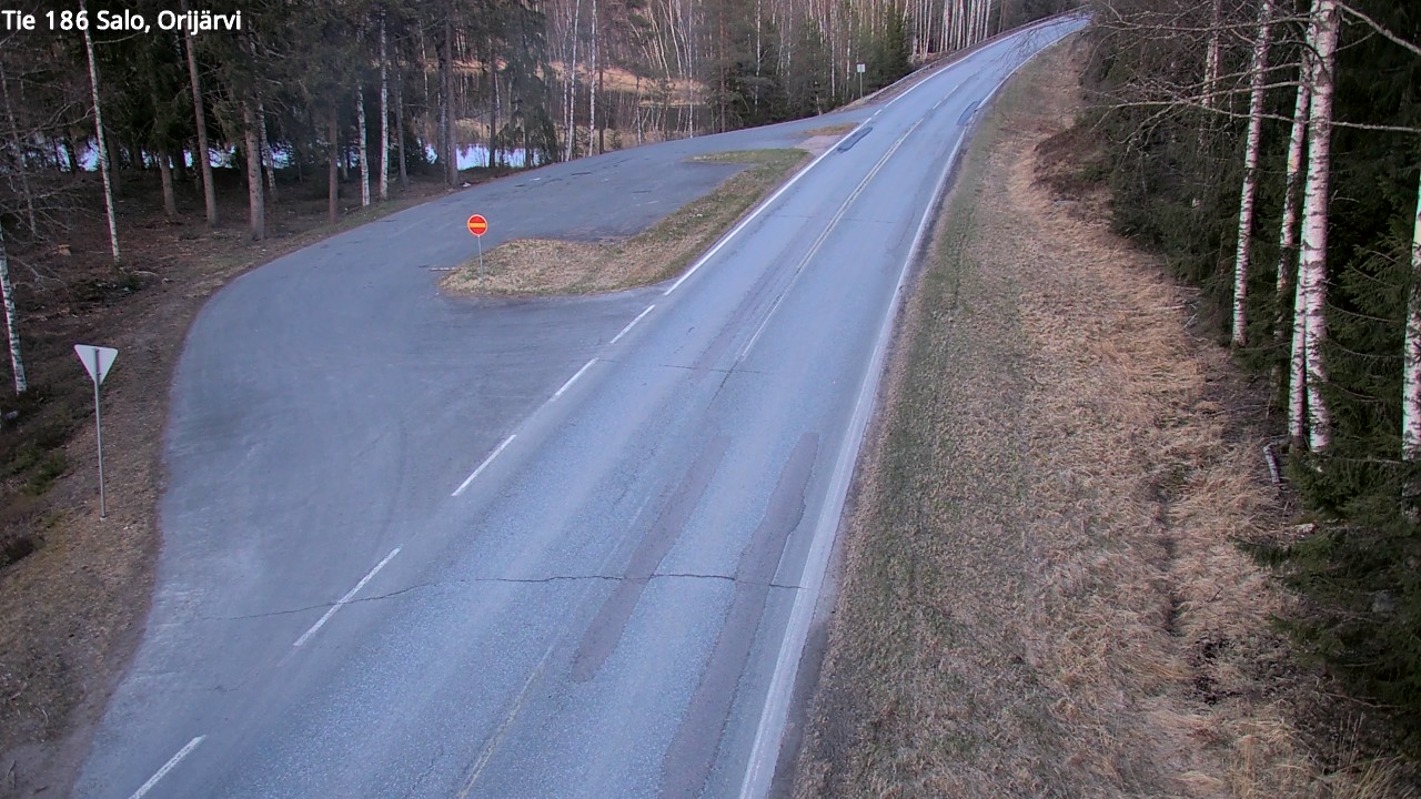 Weather Camera Image Road 186 Salo, Orijärvi, Salo, Varsinais-Suomi