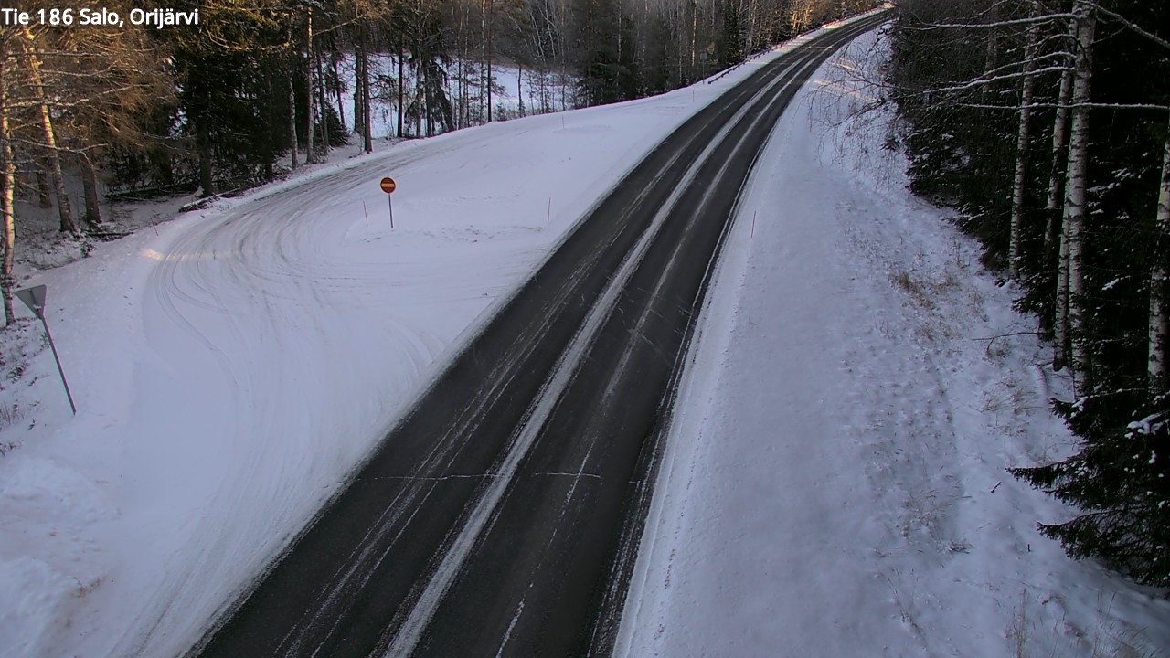 Weather Camera Image Väg 186 Salo, Orijärvi, Salo, Varsinais-Suomi