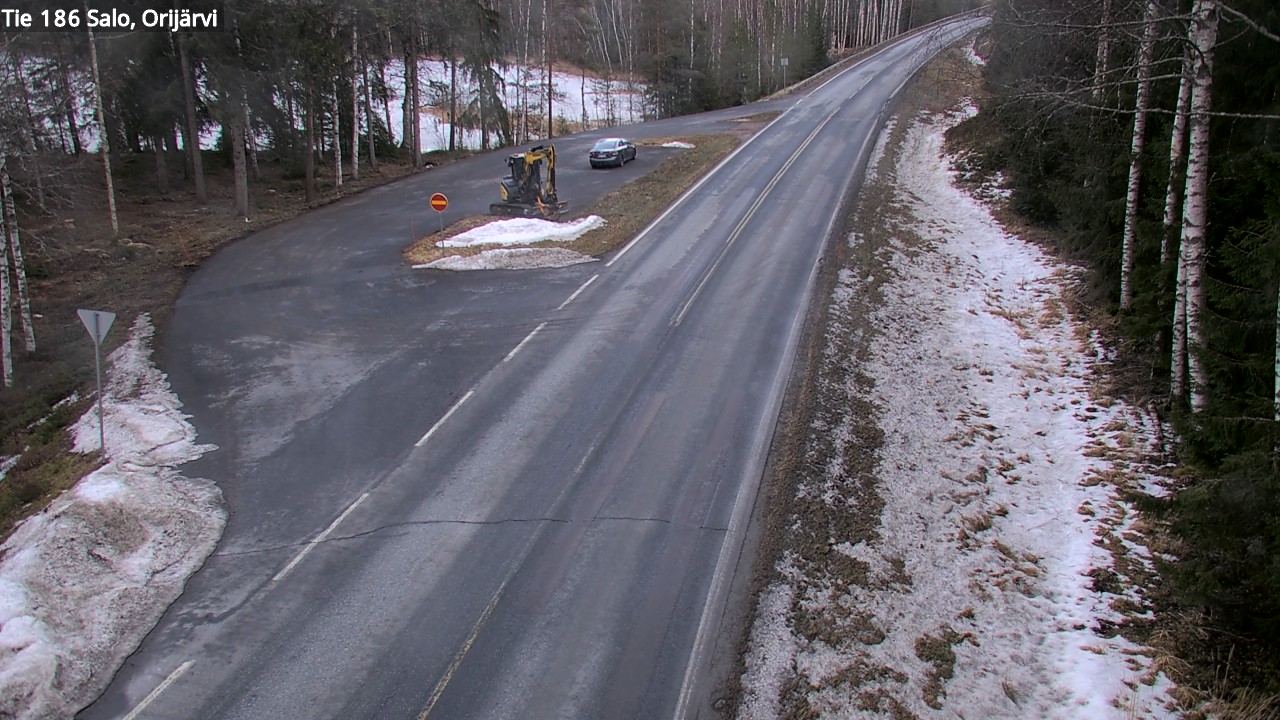 Weather Camera Image Road 186 Salo, Orijärvi, Salo, Varsinais-Suomi