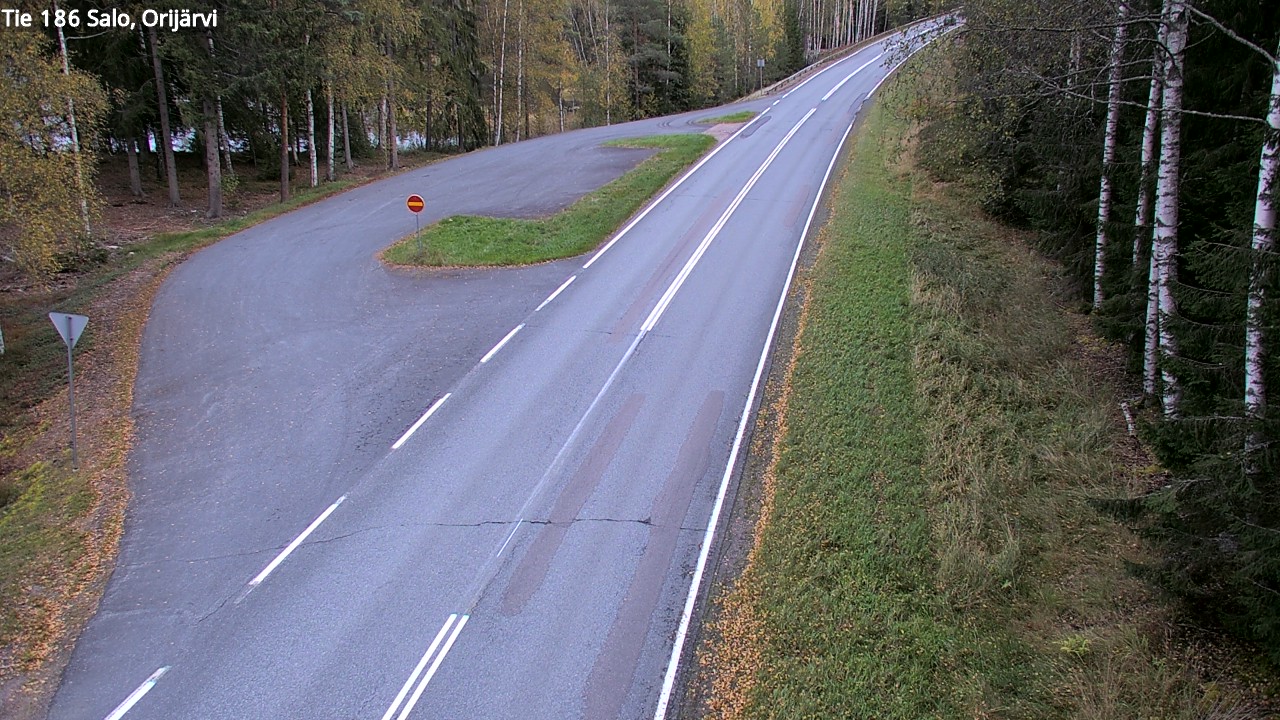 Weather Camera Image Road 186 Salo, Orijärvi, Salo, Varsinais-Suomi