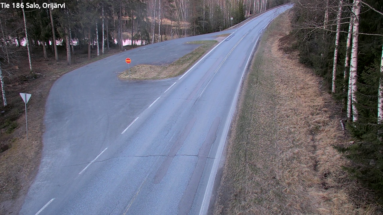 Weather Camera Image Road 186 Salo, Orijärvi, Salo, Varsinais-Suomi