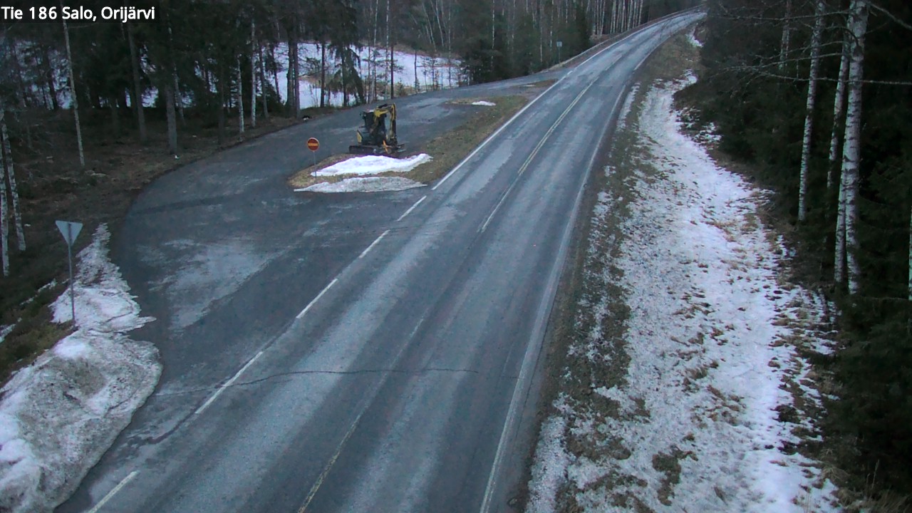 Weather Camera Image Road 186 Salo, Orijärvi, Salo, Varsinais-Suomi