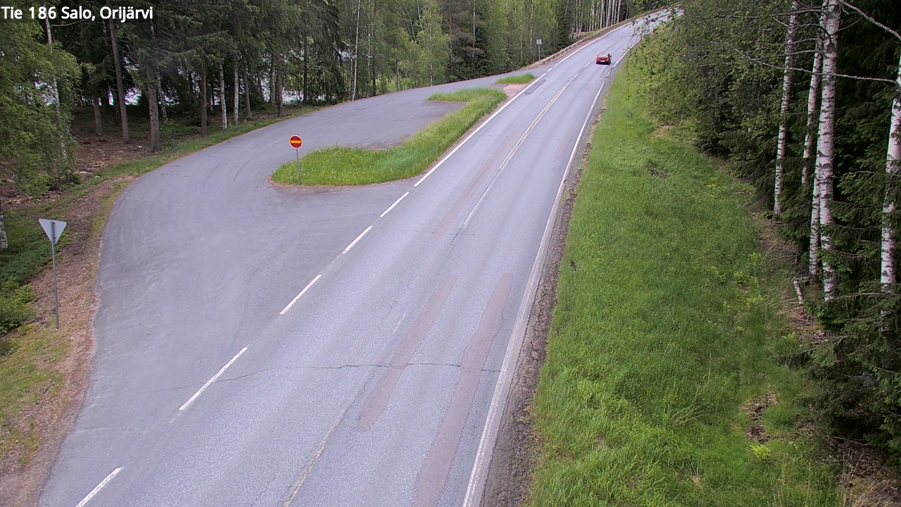 Weather Camera Image Väg 186 Salo, Orijärvi, Salo, Varsinais-Suomi