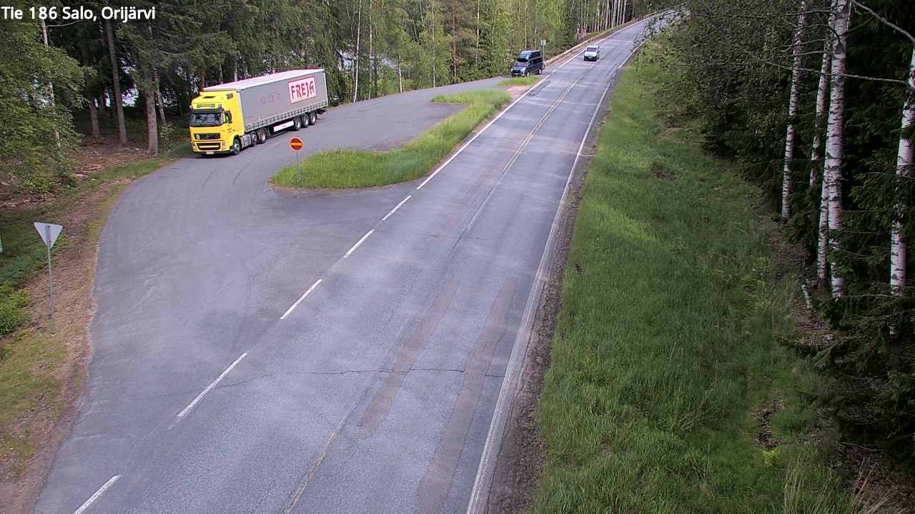 Weather Camera Image Väg 186 Salo, Orijärvi, Salo, Varsinais-Suomi