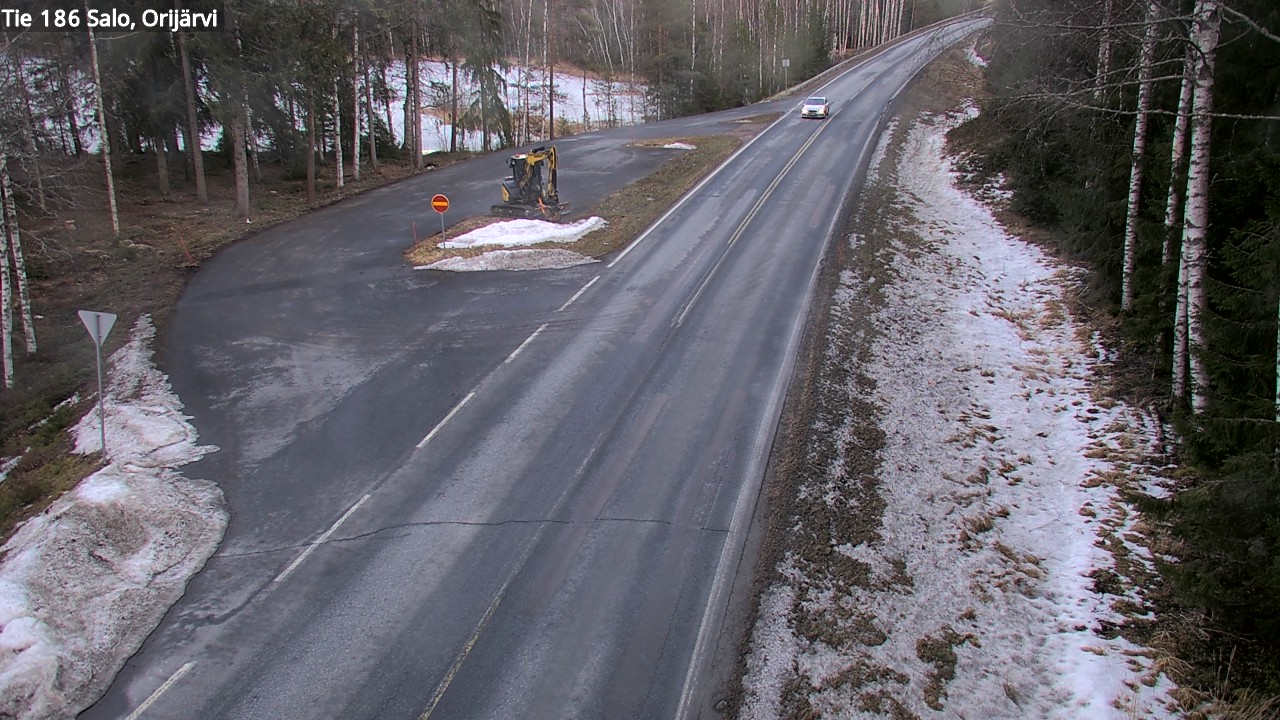 Weather Camera Image Road 186 Salo, Orijärvi, Salo, Varsinais-Suomi