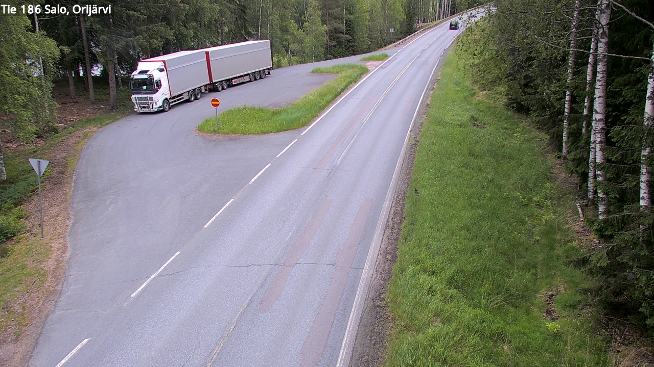 Weather Camera Image Väg 186 Salo, Orijärvi, Salo, Varsinais-Suomi