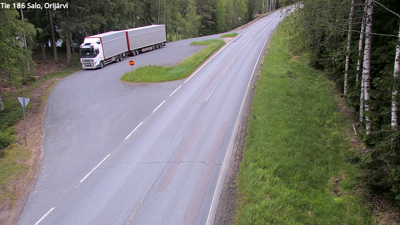 Weather Camera Image Väg 186 Salo, Orijärvi, Salo, Varsinais-Suomi