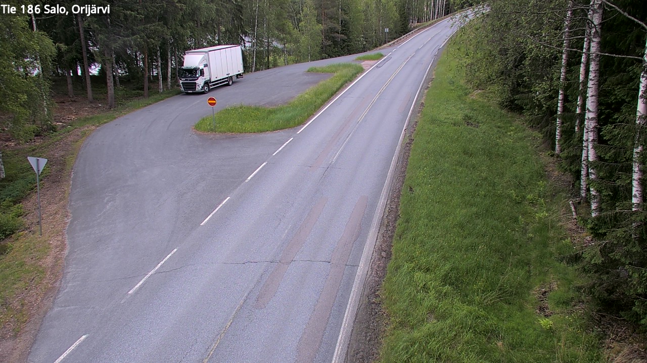 Weather Camera Image Väg 186 Salo, Orijärvi, Salo, Varsinais-Suomi