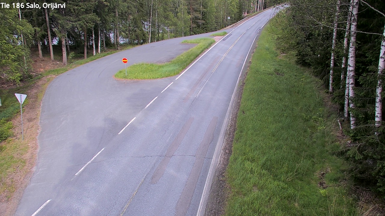 Weather Camera Image Väg 186 Salo, Orijärvi, Salo, Varsinais-Suomi